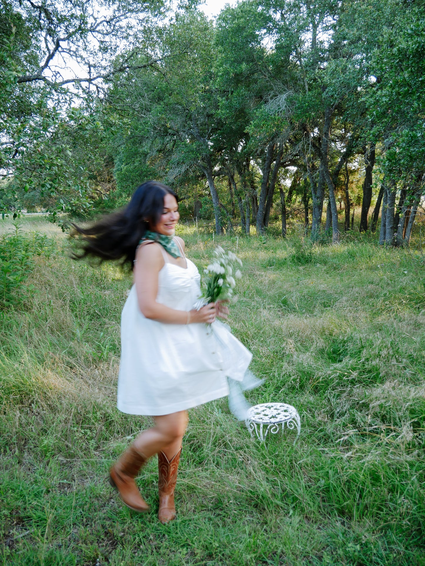 Baby’s Breath Shirt Dress