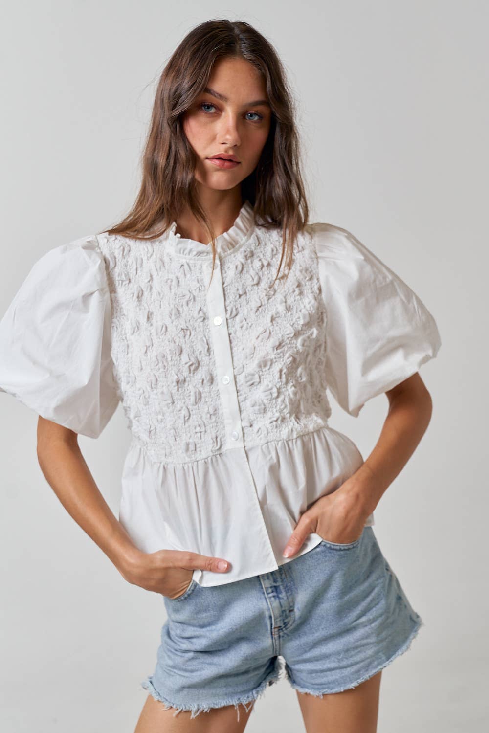 Pretty Puff sleeve blouse