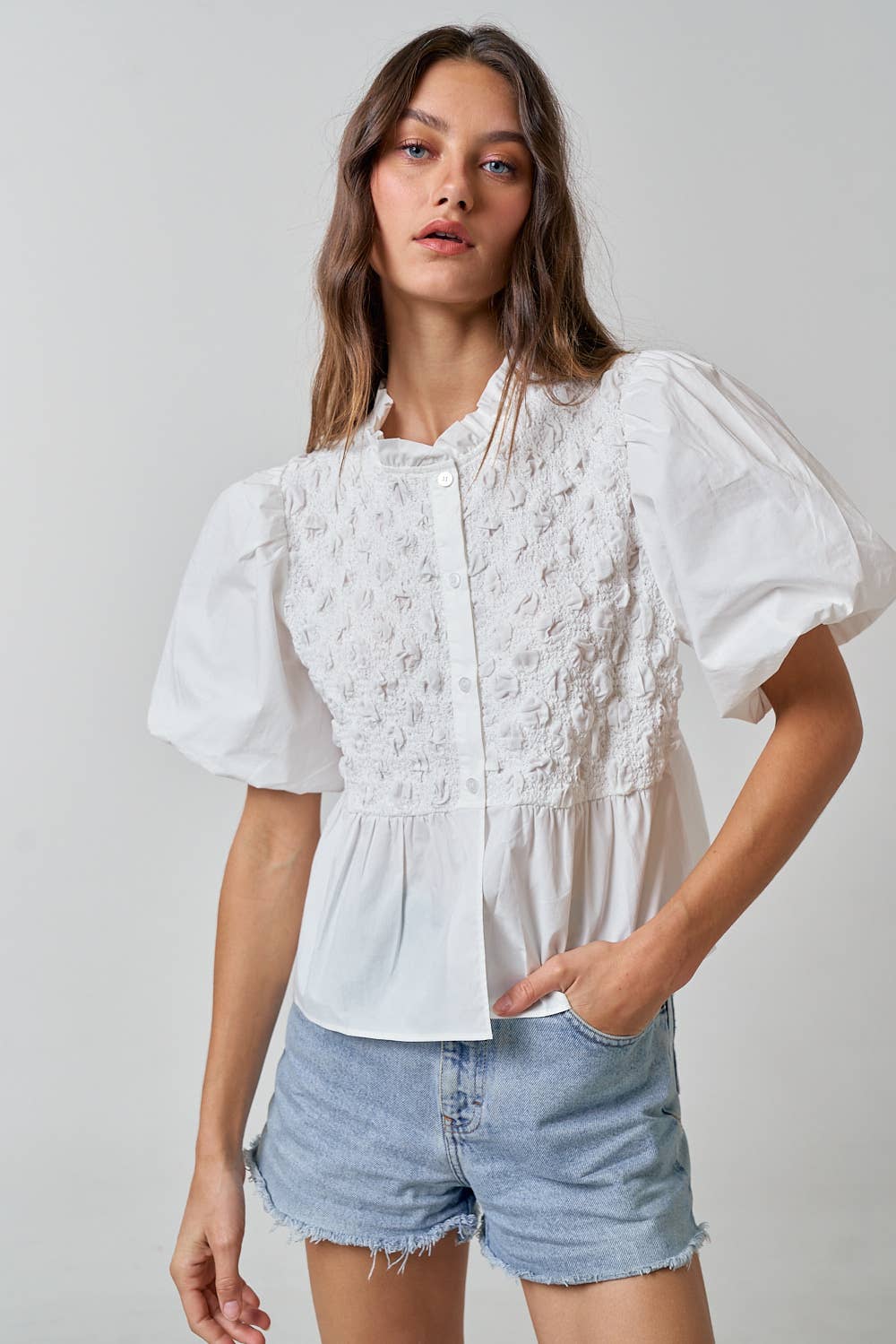 Pretty Puff sleeve blouse