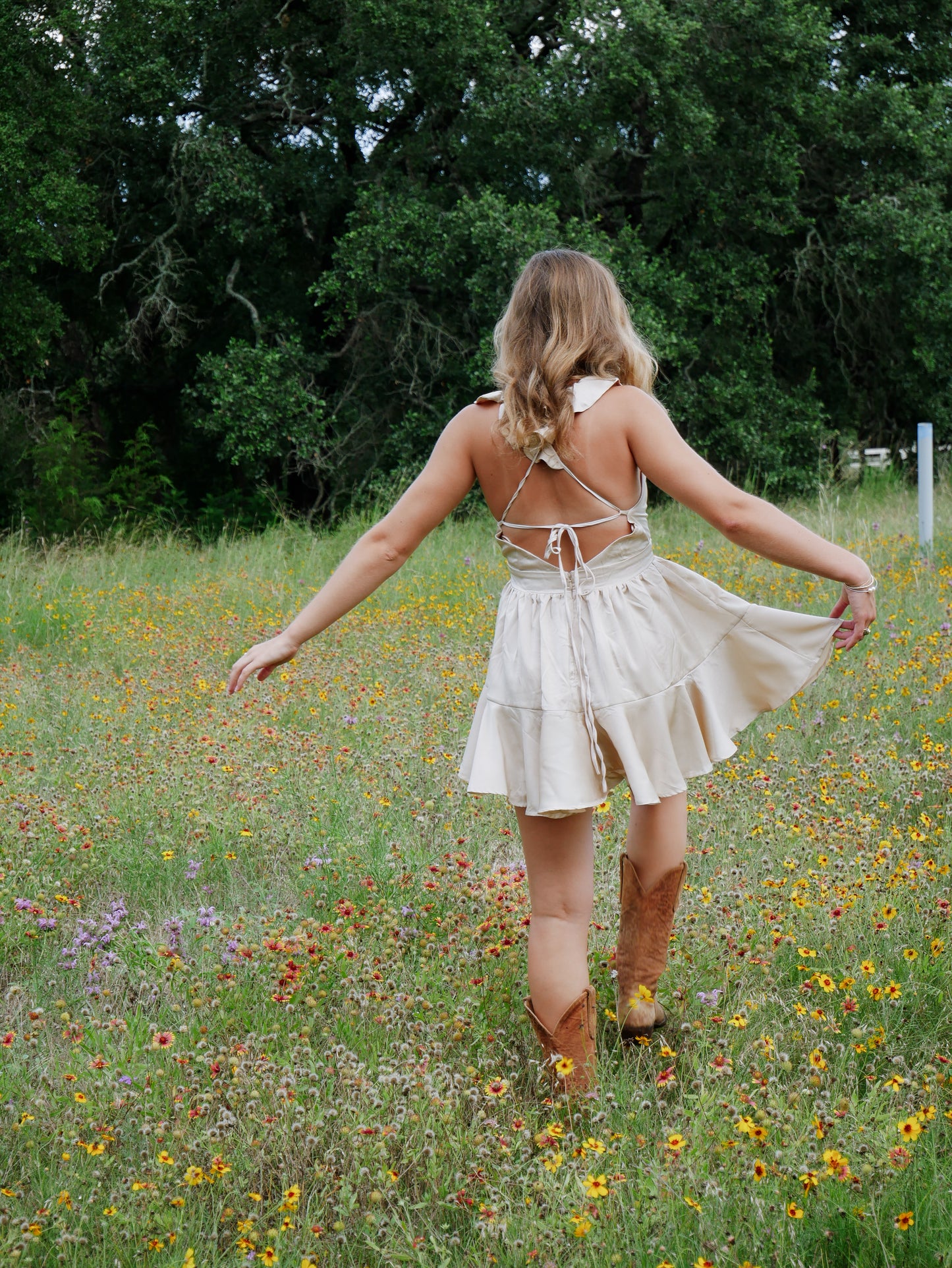 Iconic Romper in Champagne Toast