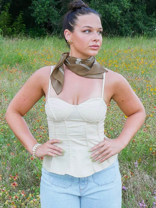 Sweetheart Lovin' Cream Top