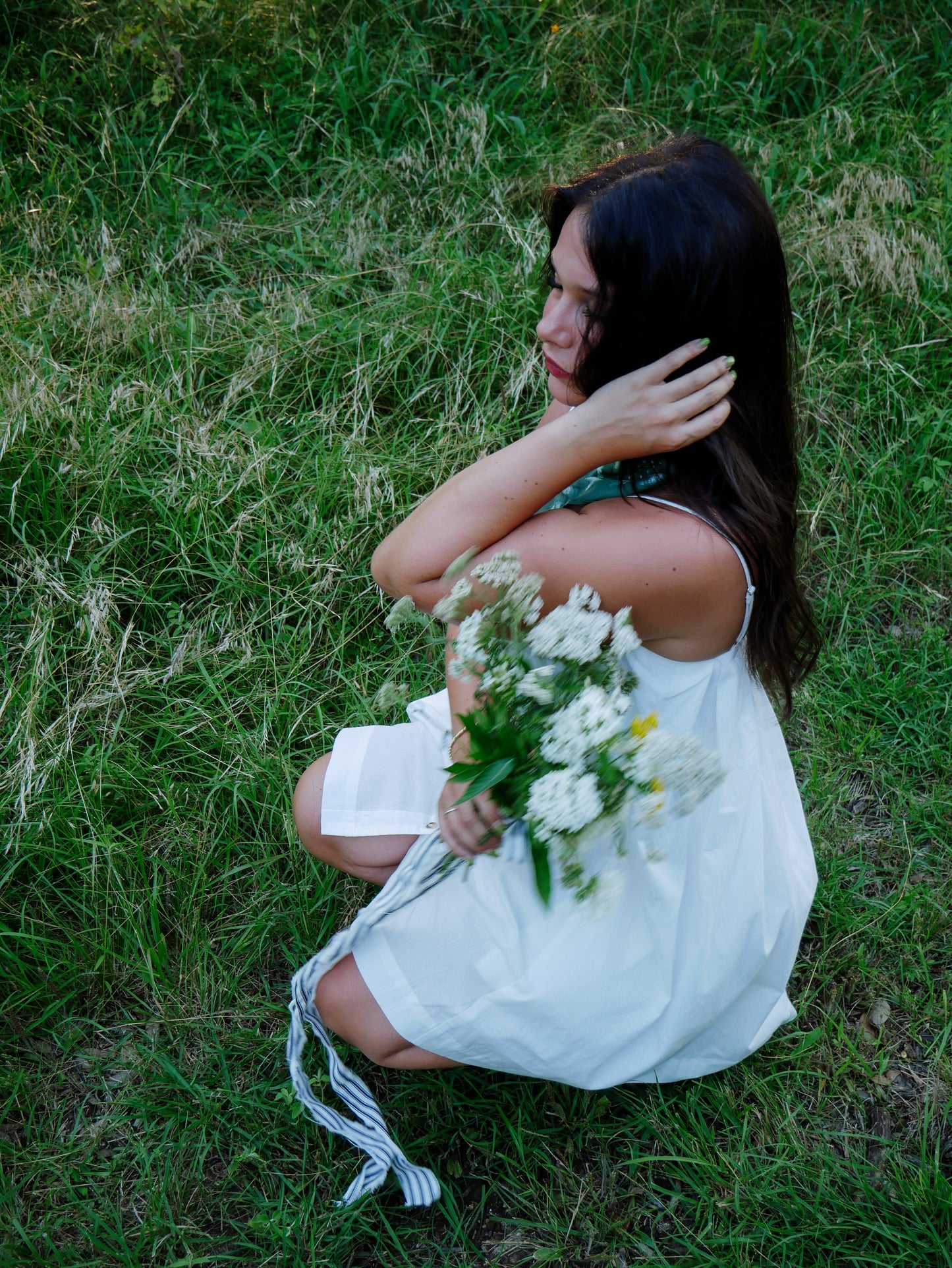 Baby’s Breath Shirt Dress