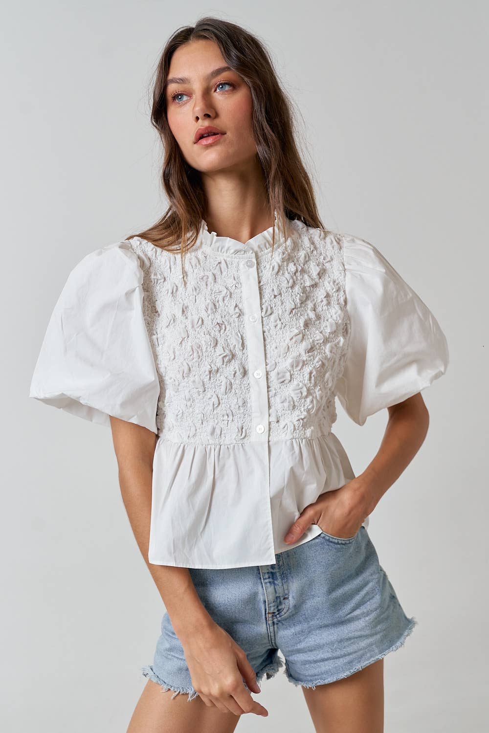 Pretty Puff sleeve blouse