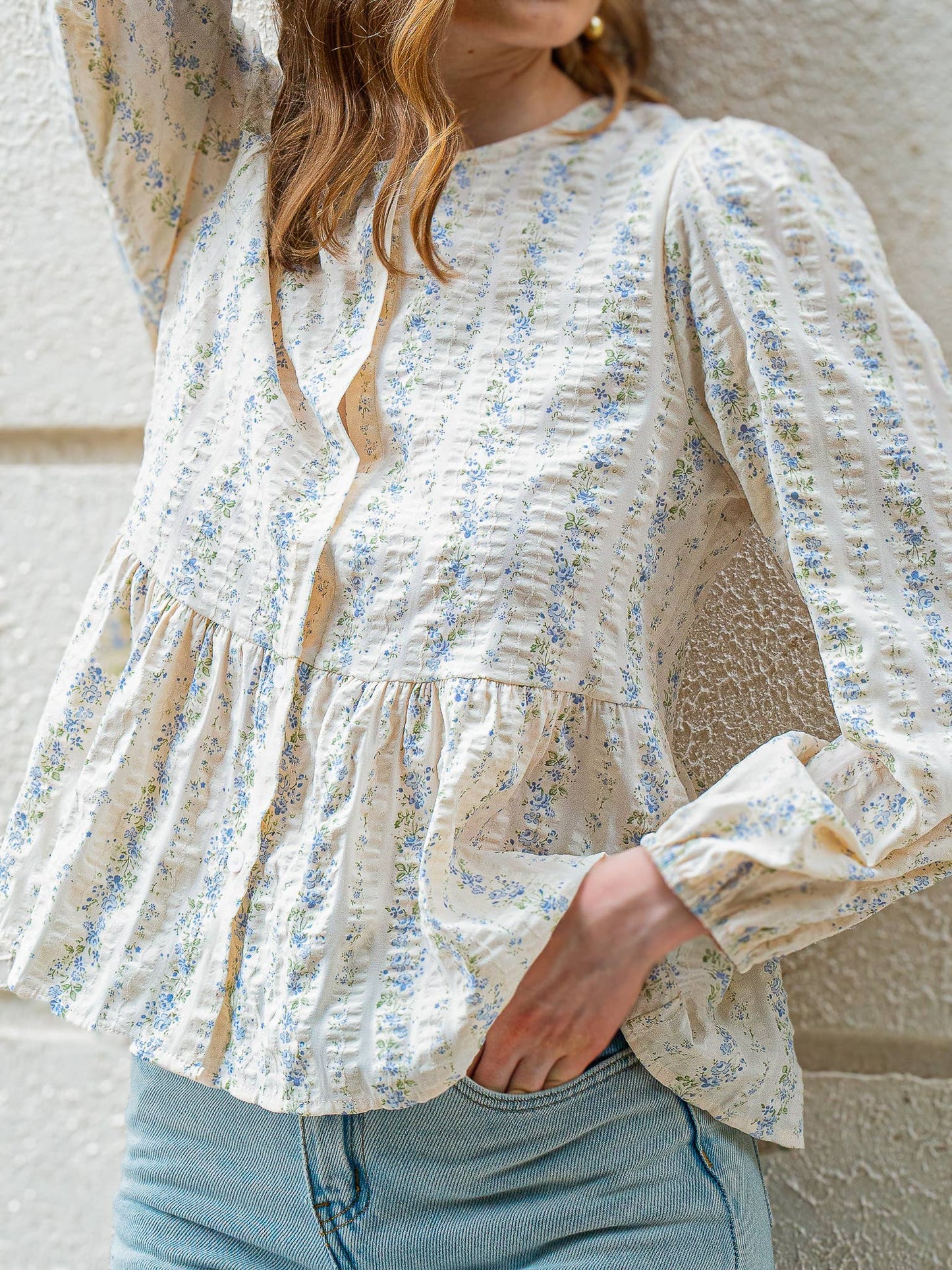 Rosie Posie Floral Blouse